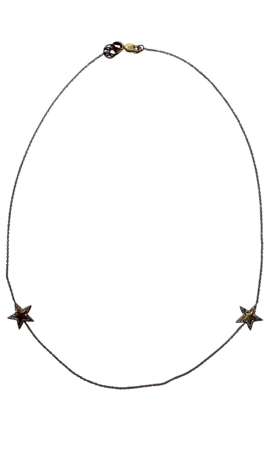 Two Star Necklace
