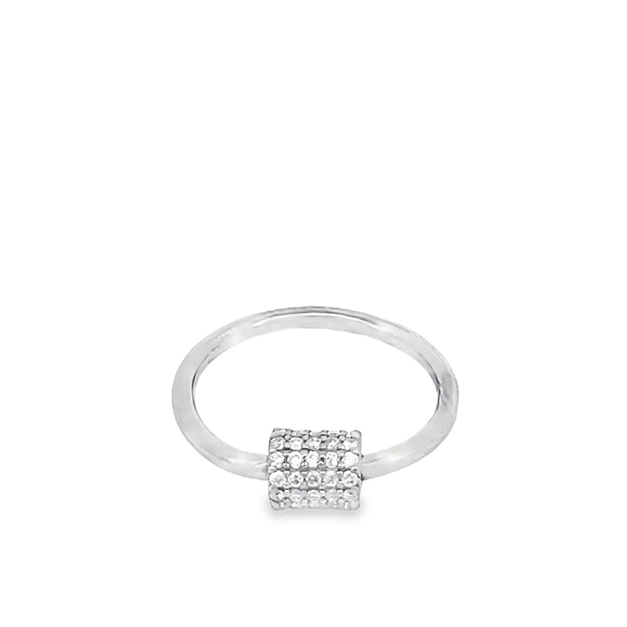 Round Carabiner with Pave Clasp