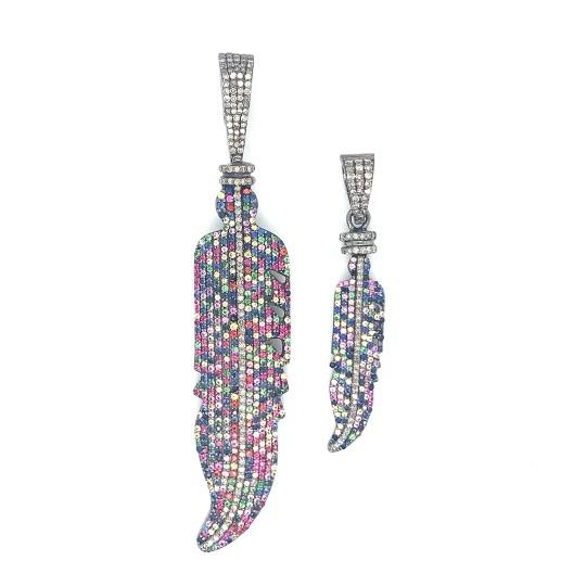 Transformation Rainbow Sapphire - Petite Feather