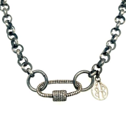 Karma Chain with Carabiner – Heidi Bassett Blair Jewelry